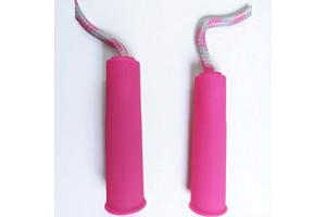 Springtouw roze lengte 2.20M