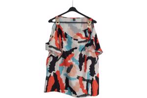 Shein schouderloze top met schakels XL