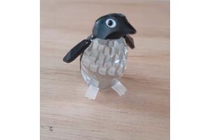 Swarovski Pinguin Meneer met doos vleugel gerepareerd