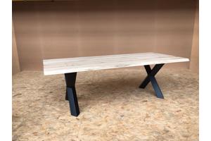 Rustiek Eiken boomstam tafelbladen te koop