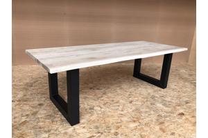 Rustiek Eiken boomstam tafelbladen te koop