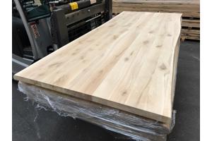 Rustiek Eiken boomstam tafelbladen te koop