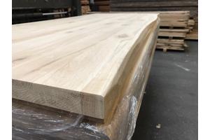 Rustiek Eiken boomstam tafelbladen te koop