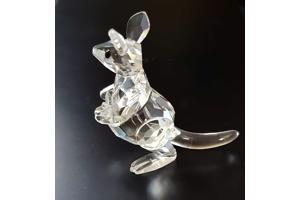 Swarovski Kangoeroe met jong met doos en certificaat