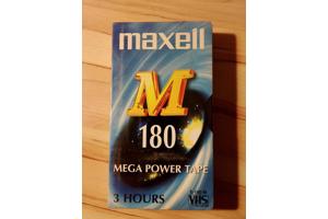 Maxell Mega Power Tapes 180 – VHS