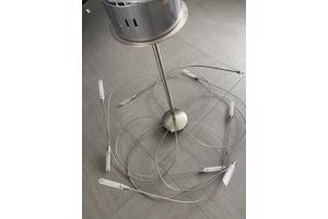 Zilverkleurig hanglamp