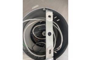 Zilverkleurig hanglamp