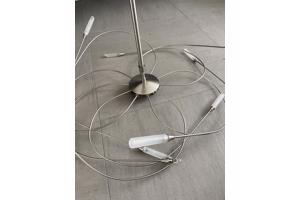 Zilverkleurig hanglamp