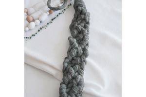 Speenkoord macrame khaki