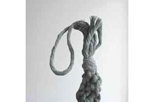 Speenkoord macrame khaki