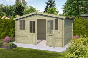 Blokhut Dallas 376x292 Onbehandeld vuren