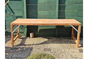 Uitklapbare tafel (205 x 80 x 75 cm)