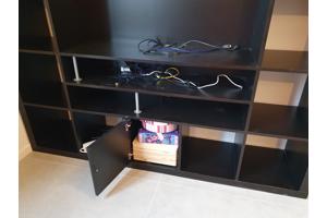 Ikea Expendit zwarte TV meubel 185x185