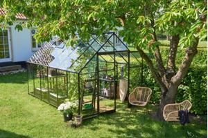 Tuinkas Qube 812, zwart gecoat