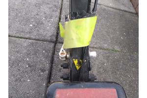 spacescooter met verstelbare stuurhoogte