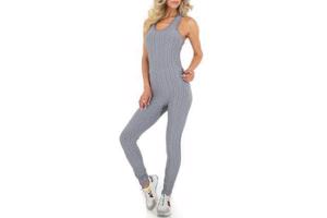 Holala sport jumpsuit grijs S/M 36/38