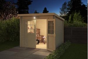 Blokhut Indi 230x230 Onbehandeld vuren