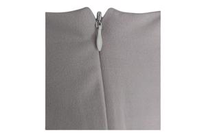 Stretchy veter jurk grijs L