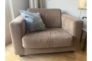 Robuuste, beige loveseat