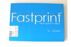 Fastprint high quality sticker labels A4 80x 105 x 148,5 mm