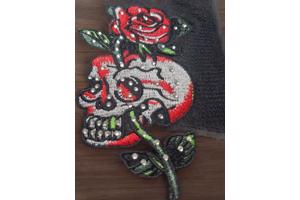 Skull muts roses glitter one size 14 jaar - 99+ jaar.