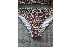 Bikini panter print bruin creme XL