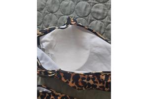 Bikini panter print bruin creme XL