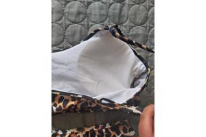 Bikini panter print bruin creme XL