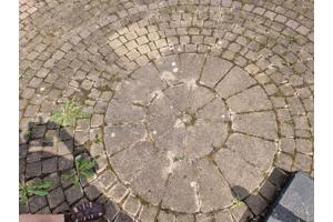 10x10cm cobblestones plus stenen cirkel