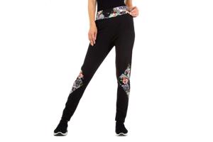 Holala sportbroek zwart lila S/M