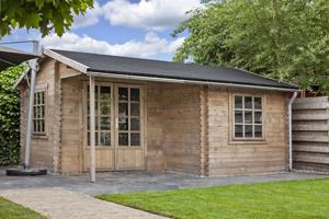 Blokhut - Tuinhuis Johan | 34 mm | vuren onbehandeld
