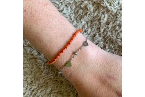 Twisted armband, Oranje