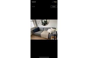 Grijze FEST 3-zitsbank modulair