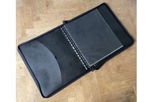 Portefolio met plastic mappen