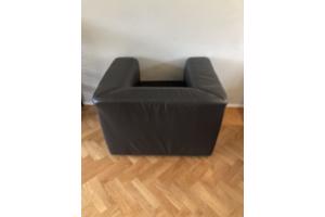 Mooie leren fauteuil