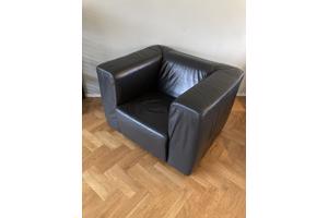 Mooie leren fauteuil