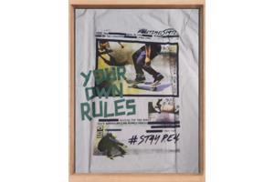 Glo-Story jongens longsleeve your own rules wit 164