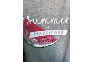 Grijze tanktop met meloen - Active Touch (S/36)