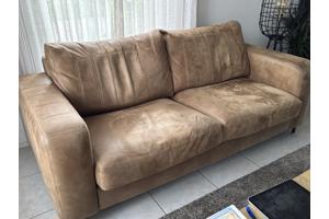 2.5 - zitsbank bruin leer urban sofa