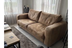 2.5 - zitsbank bruin leer urban sofa