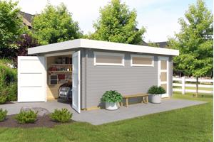 NIEUW Modern houten garage Canberra