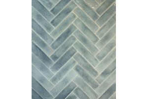 Cifre ceramica wandtegel opal turqoise 7,5x30 licht groen