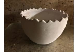 3 aardewerk porselein bakjes Pasen creatief paasbakje