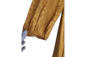 Oranje panterprint jurk XL