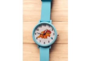 Horloge voor Kinderen - Dino - Kast 34 mm - Blauw