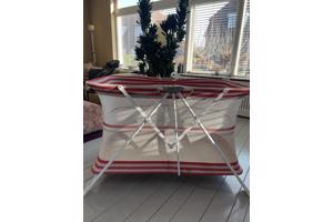 Campingbedje, inklapbaar met matrasje