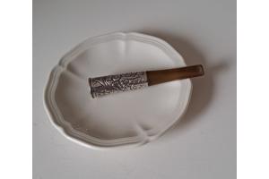 Echt Djokja zilveren sigarenpijpje uit ca. 1930.
