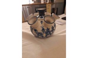 Set Vaas Delfts Blauw  en Molen beide Handwerk