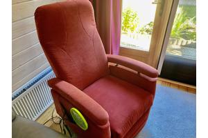 Sta op stoel Italiaanse leren bank plus Fauteuil in een €950