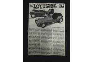 Tamiya Lotus Super Seven II model 1980 's